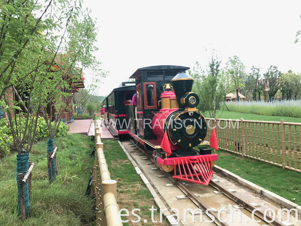 Park Trains CLOSED STYLE CAR IN GREEN COLOUR